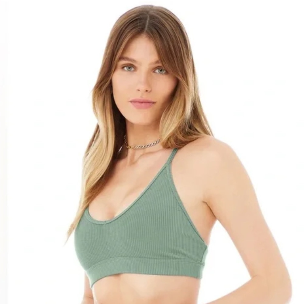 Alo Ribbed Blissful Bra